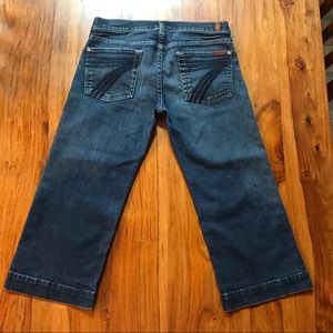 7 For All Mankind Dojo Crop Size 28